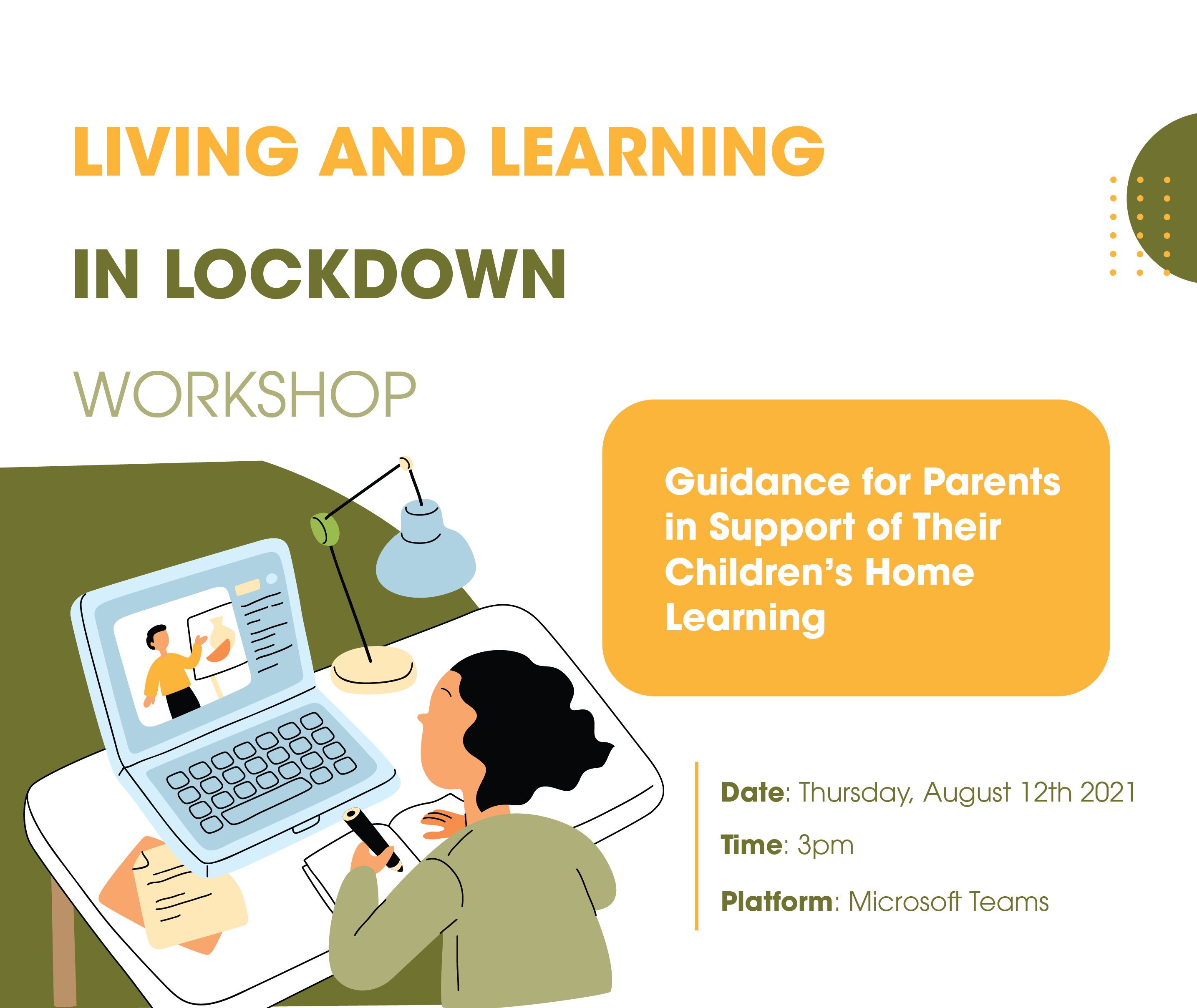 Living & Learning In Lockdown Parent Workshop