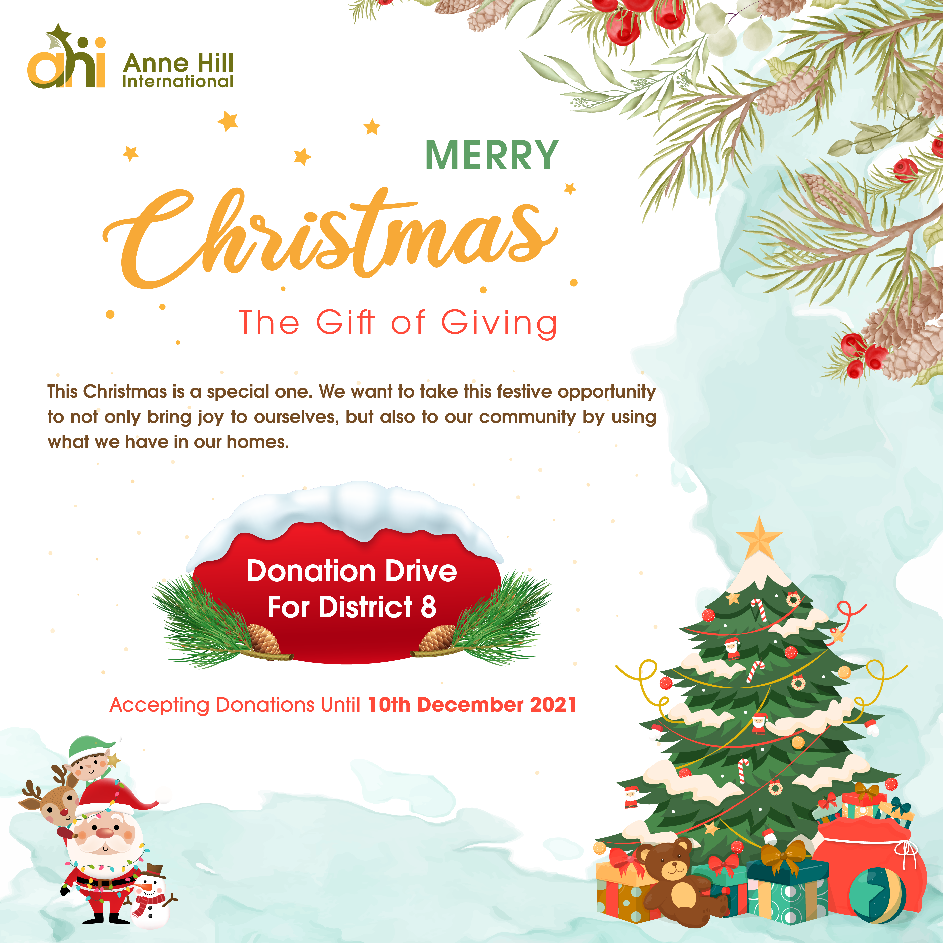 AHI Donation Drive for Underprivileged Children of Ward 14 (District 8)