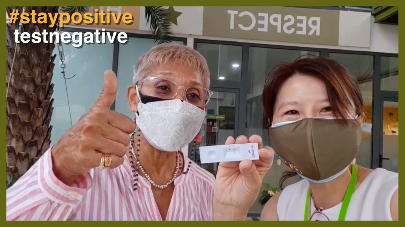 #Staypossitivetestnegative at AHI!