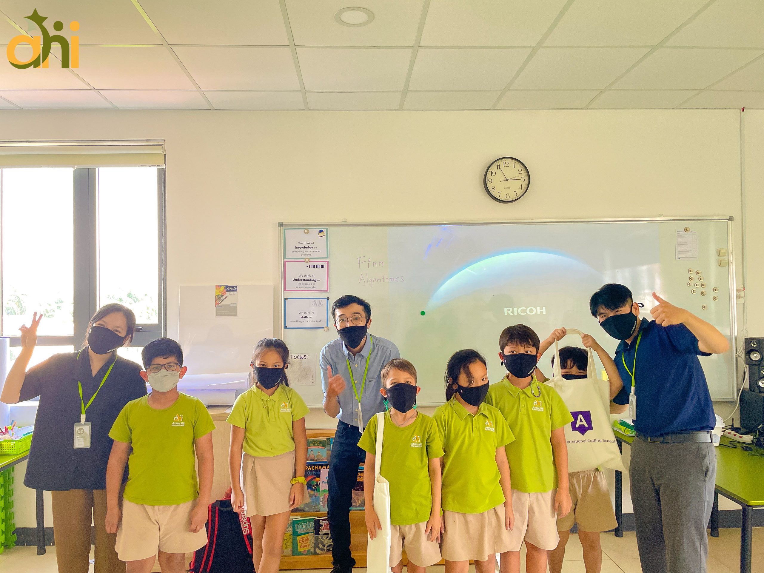Learning Coding Session with AHI Students
